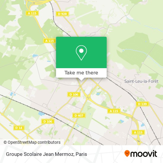 Mapa Groupe Scolaire Jean Mermoz