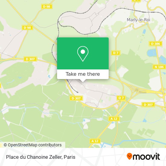 Mapa Place du Chanoine Zeller