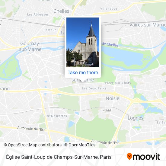 Église Saint-Loup de Champs-Sur-Marne map