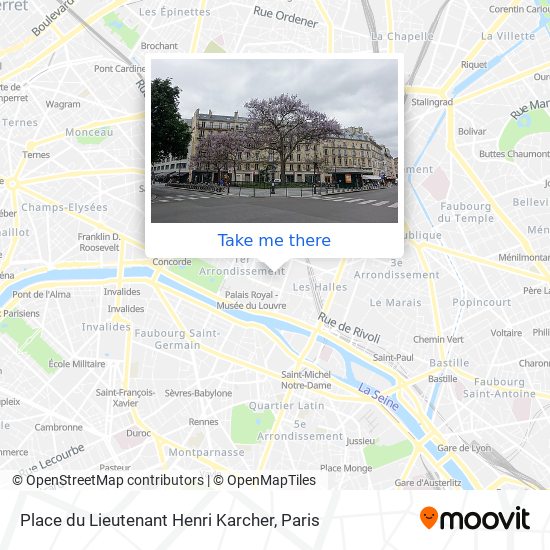 Place du Lieutenant Henri Karcher map