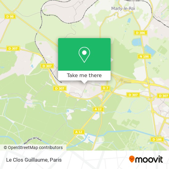 Le Clos Guillaume map