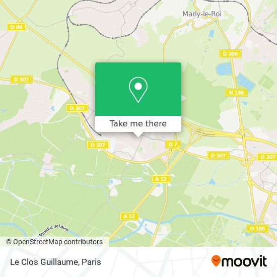 Mapa Le Clos Guillaume