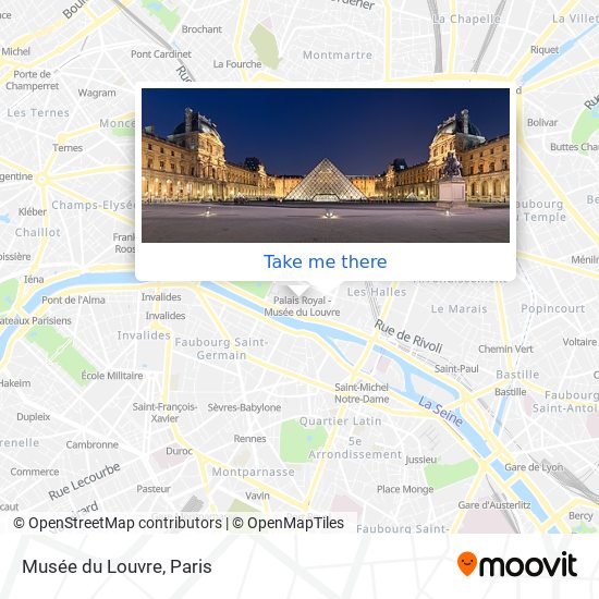 Mapa Musée du Louvre