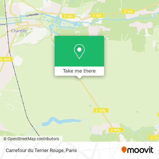 Carrefour du Terrier Rouge map