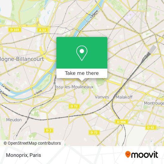 Monoprix map