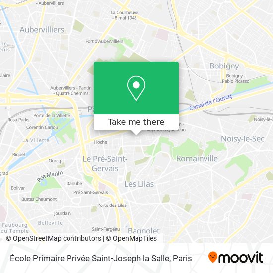 Mapa École Primaire Privée Saint-Joseph la Salle