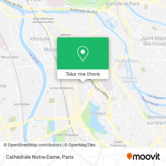 Mapa Cathédrale Notre-Dame