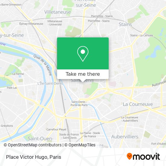 Mapa Place Victor Hugo