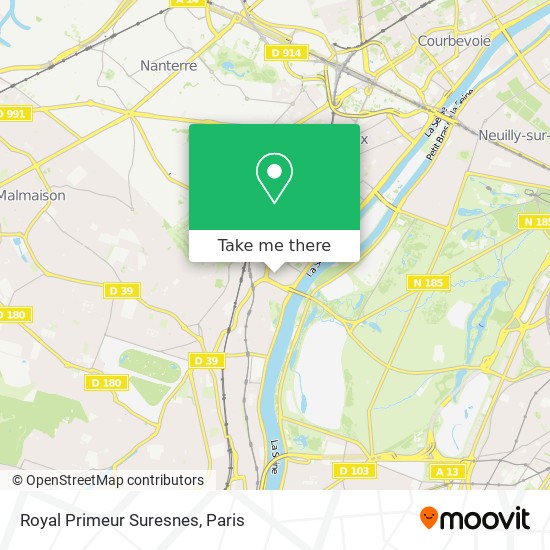 Mapa Royal Primeur Suresnes