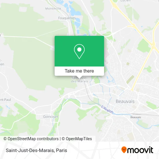 Saint-Just-Des-Marais map