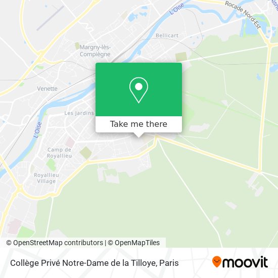 Collège Privé Notre-Dame de la Tilloye map