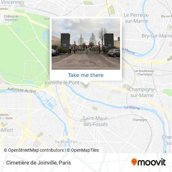 Mapa Cimetière de Joinville