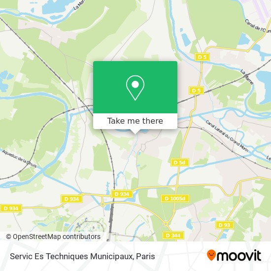 Servic Es Techniques Municipaux map