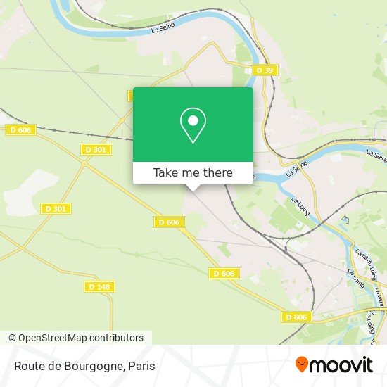 Route de Bourgogne map