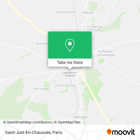Saint-Just-En-Chaussée map