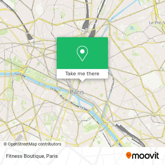 Fitness Boutique map