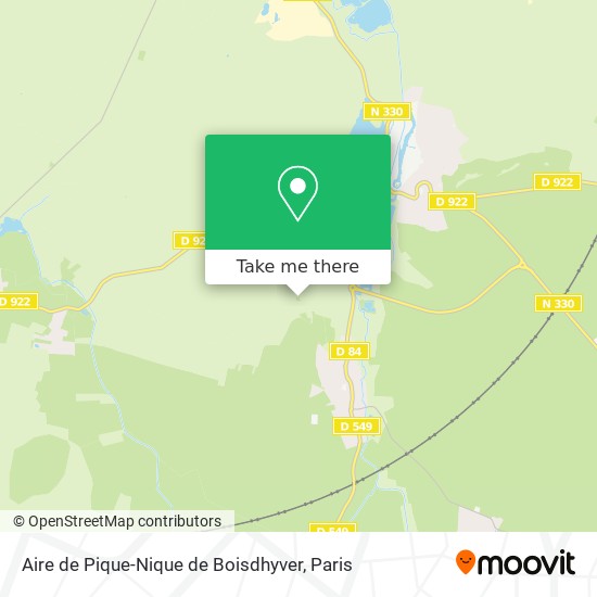 Aire de Pique-Nique de Boisdhyver map