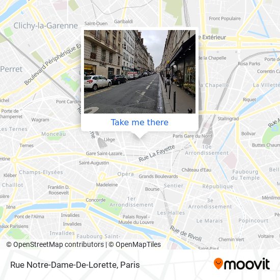 Rue Notre-Dame-De-Lorette map