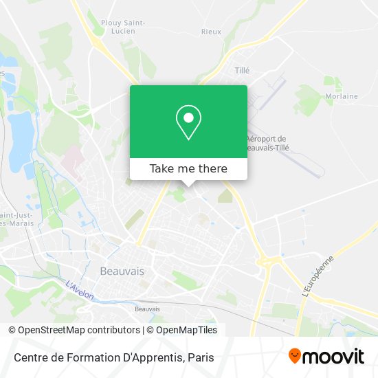 Centre de Formation D'Apprentis map