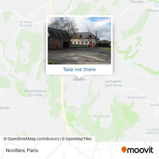 Novillers map