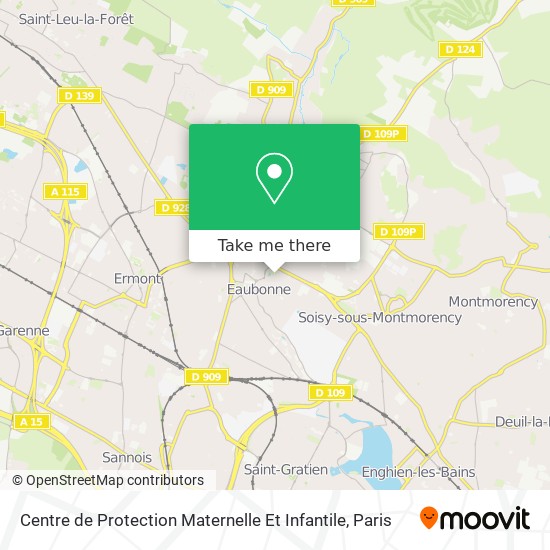 Centre de Protection Maternelle Et Infantile map