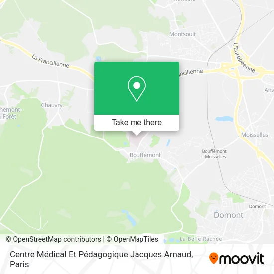 Centre Médical Et Pédagogique Jacques Arnaud map