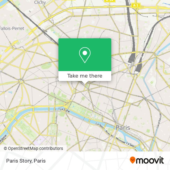 Mapa Paris Story