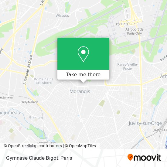 Gymnase Claude Bigot map