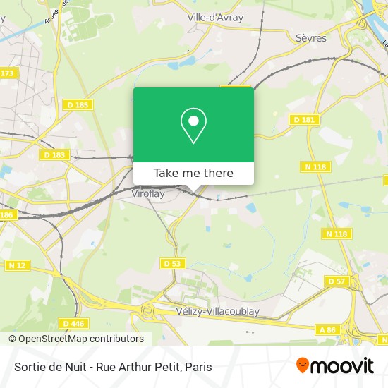 Sortie de Nuit - Rue Arthur Petit map