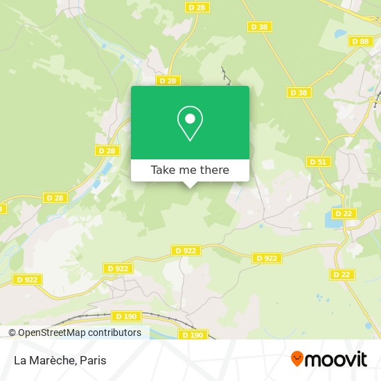 Mapa La Marèche