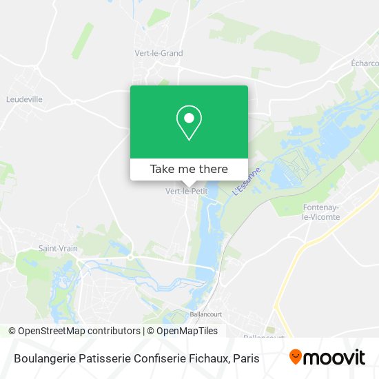 Mapa Boulangerie Patisserie Confiserie Fichaux
