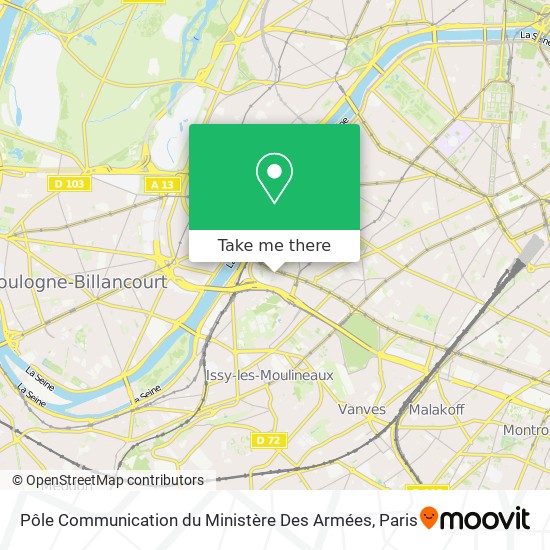 Pôle Communication du Ministère Des Armées map