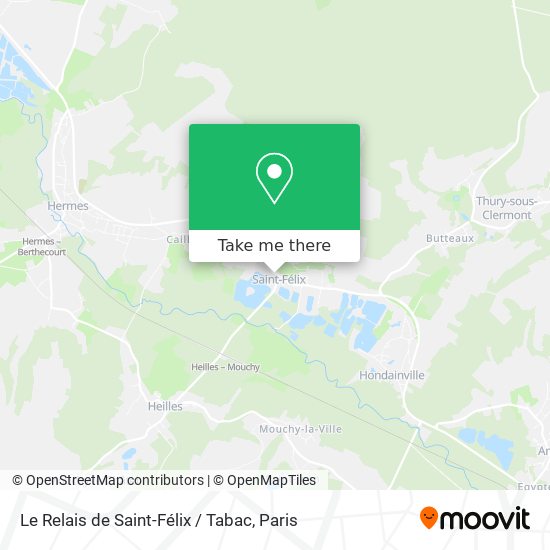 Le Relais de Saint-Félix / Tabac map