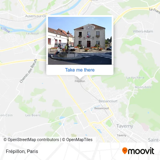 Frépillon map