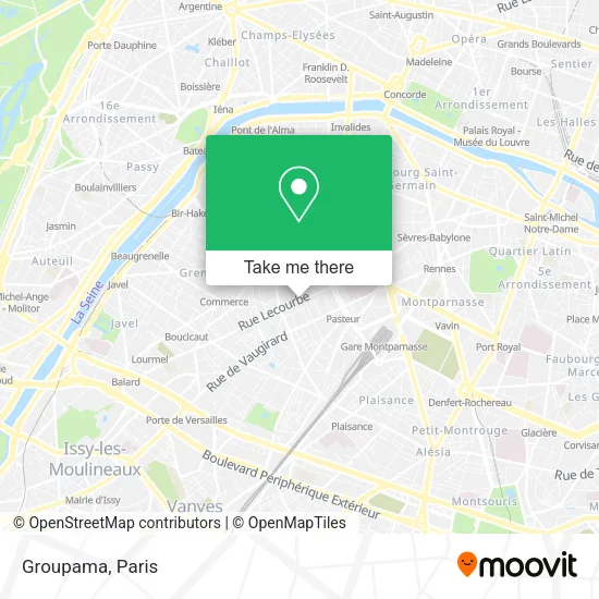 Groupama map