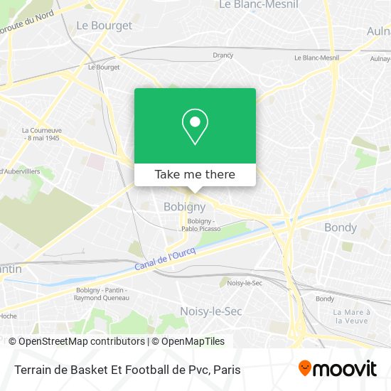 Terrain de Basket Et Football de Pvc map