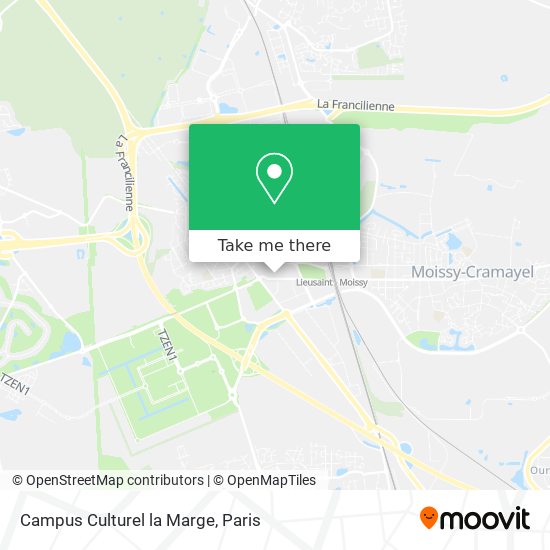 Campus Culturel la Marge map