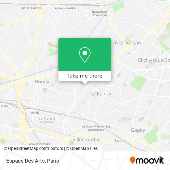 Espace Des Arts map