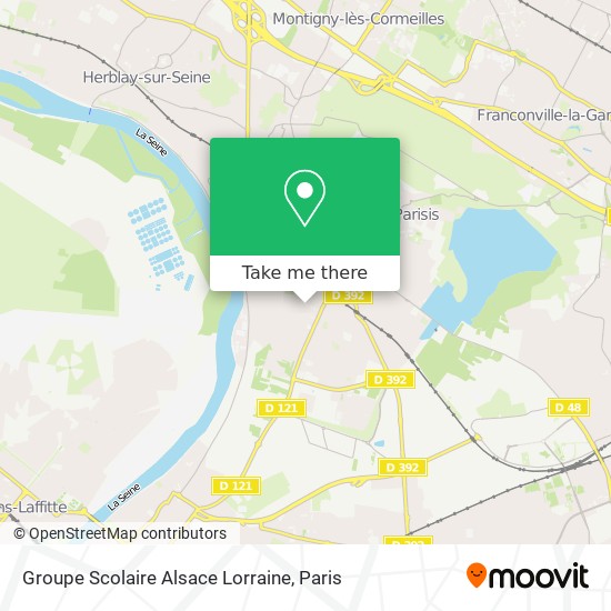 Groupe Scolaire Alsace Lorraine map