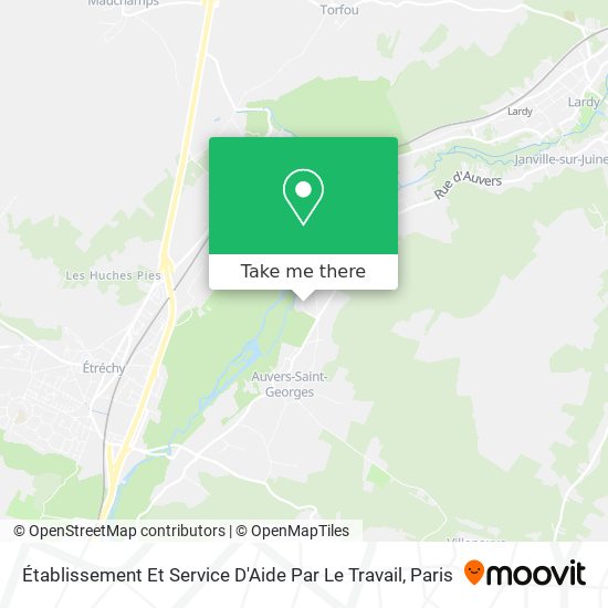 Mapa Établissement Et Service D'Aide Par Le Travail