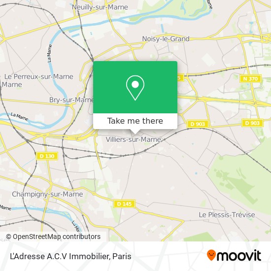 L'Adresse A.C.V Immobilier map