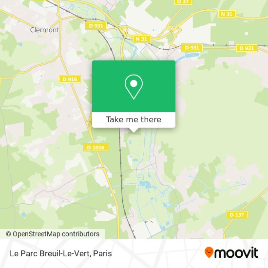 Le Parc Breuil-Le-Vert map
