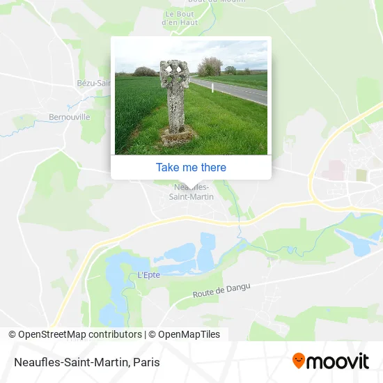 Neaufles-Saint-Martin map