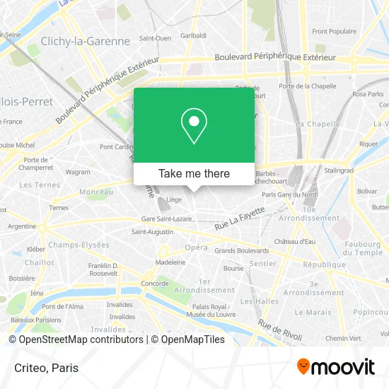 Criteo map