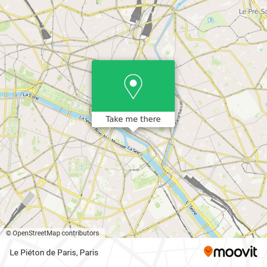 Le Piéton de Paris map