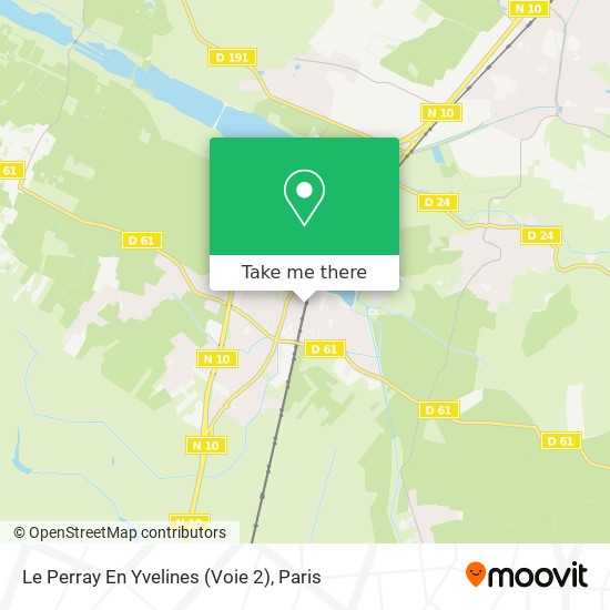 Le Perray En Yvelines (Voie 2) map