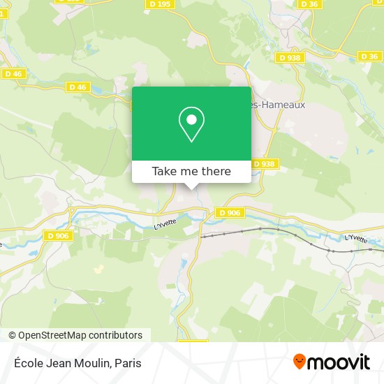 Mapa École Jean Moulin