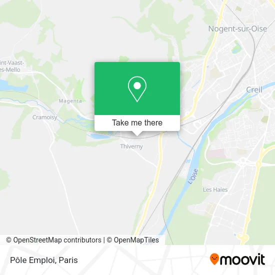 Pôle Emploi map