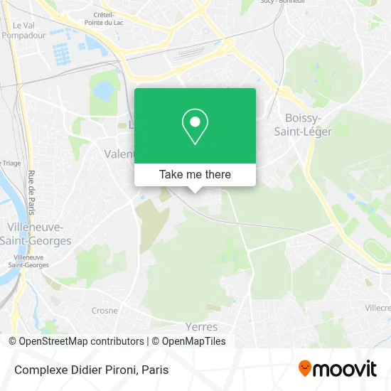 Complexe Didier Pironi map