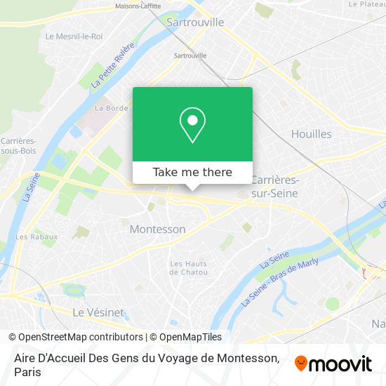 Aire D'Accueil Des Gens du Voyage de Montesson map